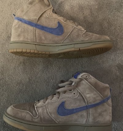 Nike Sb Dunk Hi Iron 2003 Sz 10