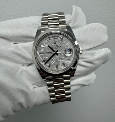 Rolex Day-date 40 Unworn 2022 Day-date Platinum Meteorite 40mm 228206