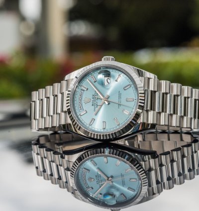 Rolex Day-date 40 Unworn 2022 Day-date President 40mm Fluted Baguette Dial 228236