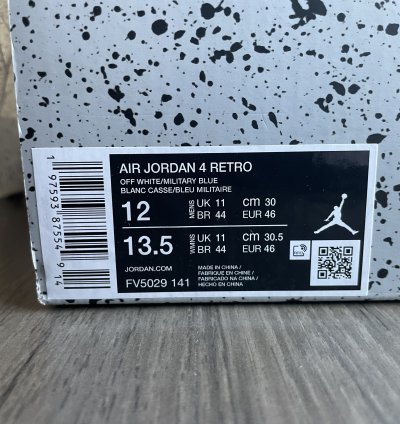 Jordan 4 Retro Military Blue 2024