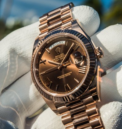 Rolex Day-date 40 Unworn 2023 Day-date 40mm Chocolate Dial 228235