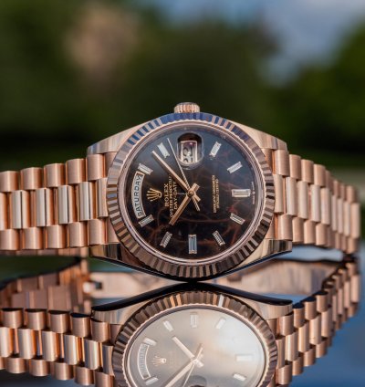 Rolex Day-date 40 Unworn 2023 Day-date 40mm Eisenkieslel 228235