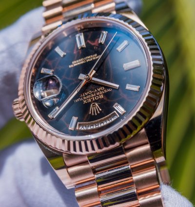 Rolex Day-date 40 Unworn 2023 Day-date 40mm Eisenkieslel 228235
