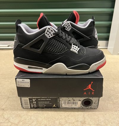 Jordan 4 Retro Og Bred 2019 Size 9 5