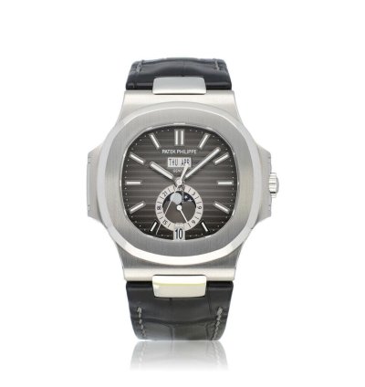 Patek Philippe Nautilus Steel Annual Calender Moon Phase