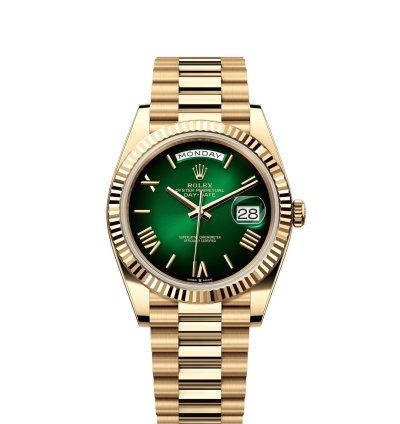 Rolex Day-date 40 Unworn 2024 Day-date 40mm 228238 Green Fume Dial