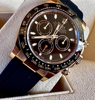 Rolex Daytona Oysterflex 116518ln Black Dial