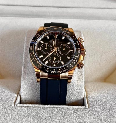 Rolex Daytona Oysterflex 116518ln Black Dial