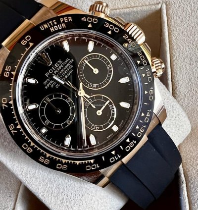 Rolex Daytona Oysterflex 116518ln Black Dial