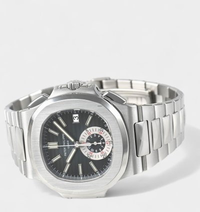 Patek Philippe Nautilus Steel Blue Date Chronograph 40 5mm Box Papers 5980 1a-001