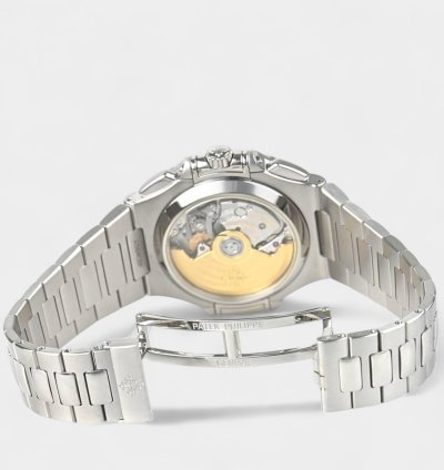 Patek Philippe Nautilus Steel Blue Date Chronograph 40 5mm Box Papers 5980 1a-001