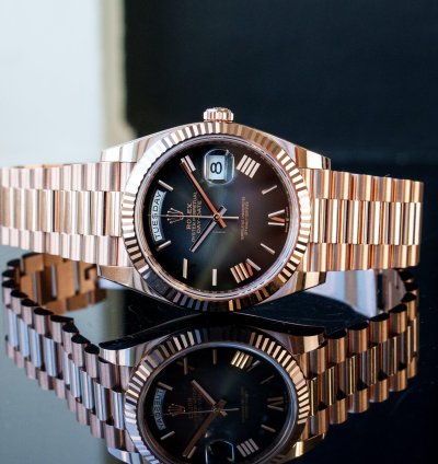 Rolex Day-date 40 Unworn 2024 Day-date 40mm Grey Fume 228235
