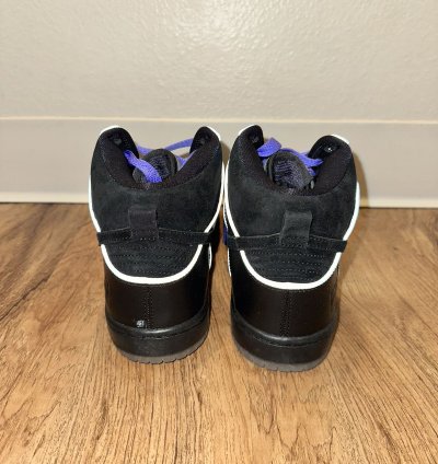 Nike Sb Dunk High Black Purple Box