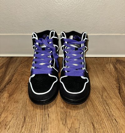Nike Sb Dunk High Black Purple Box