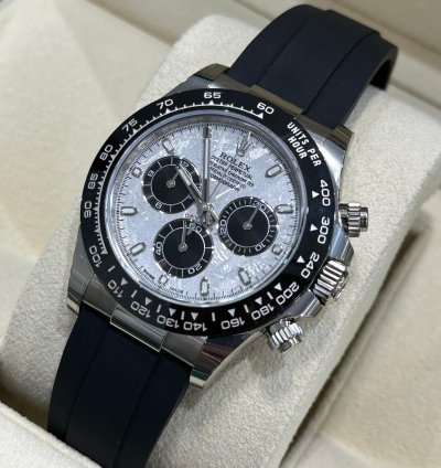 Rolex Daytona Oysterflex Meteorite Dial 2023 Unworn 116519ln Box And Papers