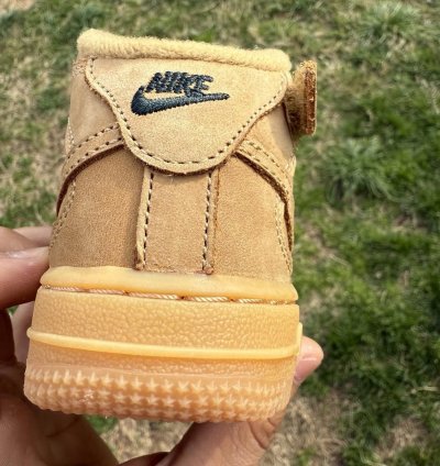 2016 Nike Air Force 1 Mid Lv8 Flax Wheat 859338-200 Td 6c