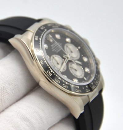Rolex Daytona Oysterflex New 2023 Model 18ct White Gold Diamond