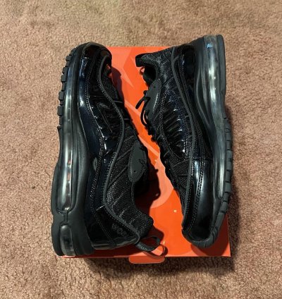 2016 Nike Air Max 98 Supreme 844694-001 Us10 5