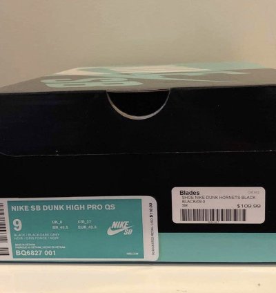 Nike Sb Dunk High Black Sheep Hornet