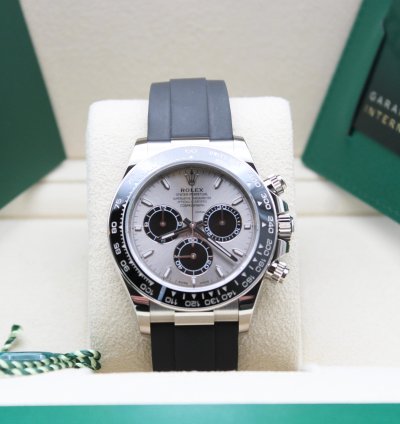 Rolex Daytona Oysterflex Wei Gold Ghost Lc100 10 2024 Neu Ungetragen Erstkaufrechnung