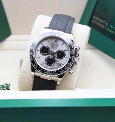 Rolex Daytona Oysterflex Wei Gold Ghost Lc100 10 2024 Neu Ungetragen Erstkaufrechnung