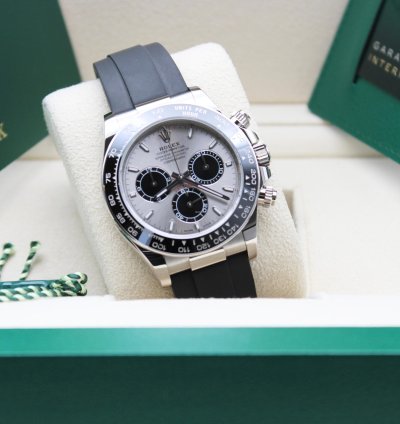Rolex Daytona Oysterflex Wei Gold Ghost Lc100 10 2024 Neu Ungetragen Erstkaufrechnung