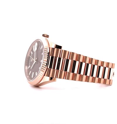 Rolex Day-date 40 Unworn Condition New Chocolate Dial Baguette Diamonds Fullset 2022