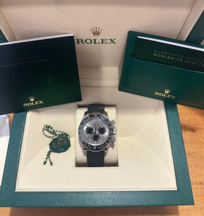 Rolex Daytona Oysterflex White Gold Ghost 2023