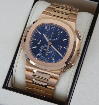 Patek Philippe Nautilus Travel Time Chronograph 5990 1r-001