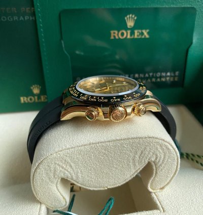 Rolex Daytona Oysterflex Yellow Gold 116518ln Champagne Dial - Unworn 2022