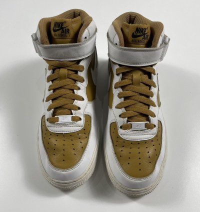 2017 Nike Air Force 1 Mid Id White Brown