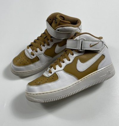 2017 Nike Air Force 1 Mid Id White Brown