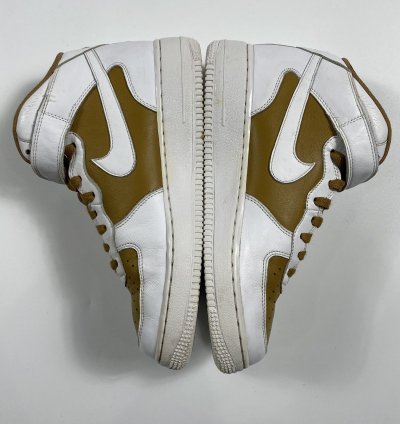 2017 Nike Air Force 1 Mid Id White Brown