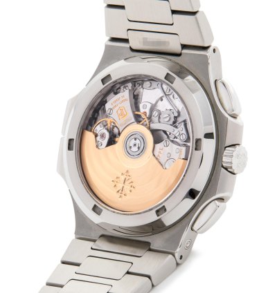 Patek Philippe Nautilus Travel Time Recent Patek Service Stainless Steel 5990 1a-001 - Ats-w007815