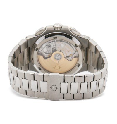 Patek Philippe Nautilus Travel Time Recent Patek Service Stainless Steel 5990 1a-001 - Ats-w007815