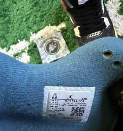 Jordan 4 Retro Union La Mid Off Noir