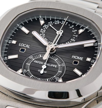 Patek Philippe Nautilus Travel Time Stainless Steel 5990 1a-001 - Ats-w000010
