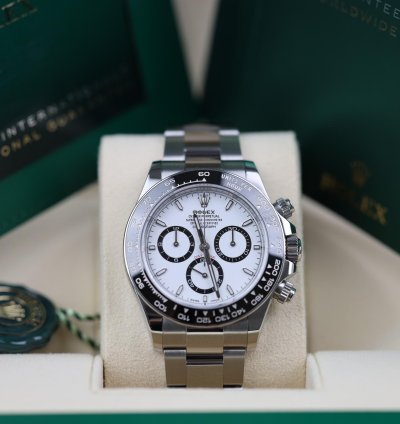 Rolex Daytona Panda - 2024 - Lc100 - Neu Ungetragen Teilverklebt - Fullset