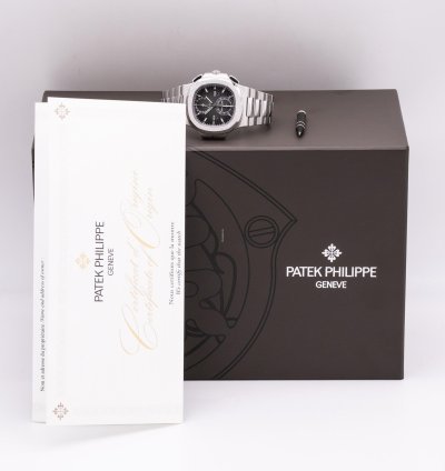 Patek Philippe Nautilus Travel-time Chronograph Steel Box And Papers 2020