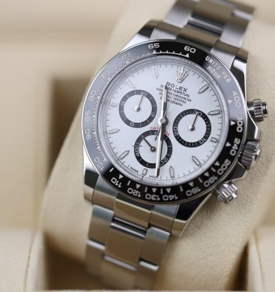 Rolex Daytona Panda - 2024 - Lc100 - Neu Ungetragen Teilverklebt - Fullset