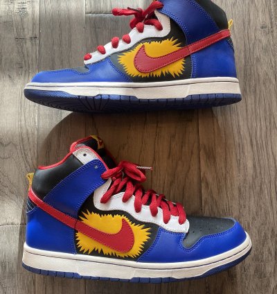 Nike Sb Dunk High Comic Sz 10