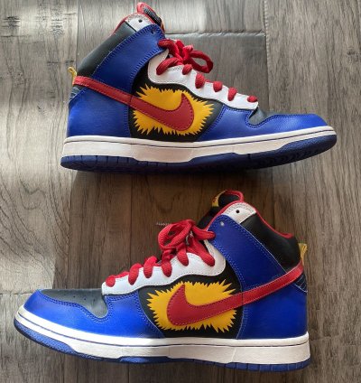 Nike Sb Dunk High Comic Sz 10