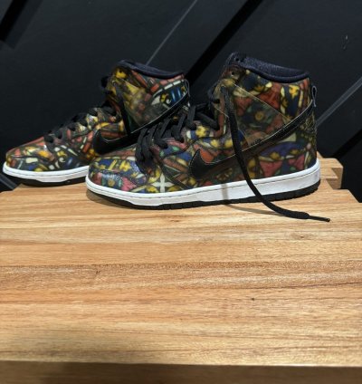 Nike Sb Dunk High Concepts Stained Glass