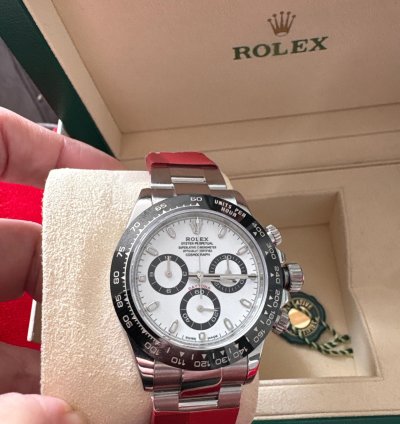 Rolex Daytona Panda 116500ln 2016 Mint Condition White Dial