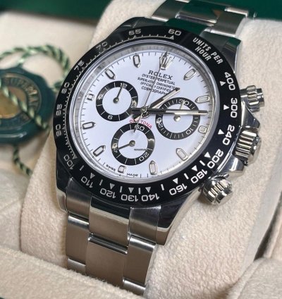 Rolex Daytona Panda 116500ln 2016 Mint Condition White Dial