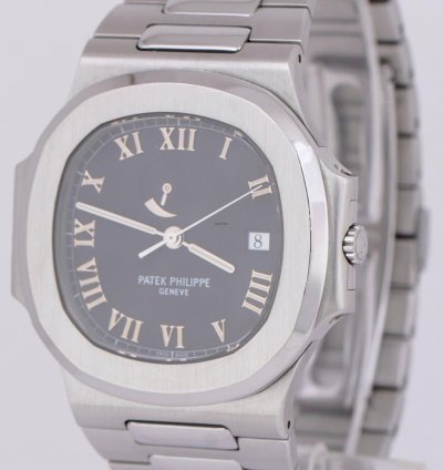 Patek Philippe Nautilus Unpolished Papers Nautilus Comet 3710 1a Black Roman 42mm