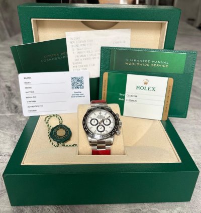 Rolex Daytona Panda 116500ln 2016 Mint Condition White Dial