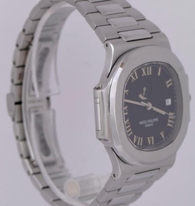 Patek Philippe Nautilus Unpolished Papers Nautilus Comet 3710 1a Black Roman 42mm
