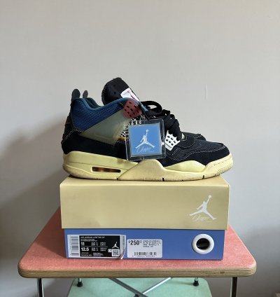 Jordan 4 Retro Union Off Noir Size 11