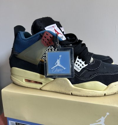 Jordan 4 Retro Union Off Noir Size 11